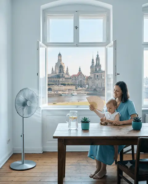 Hitze in Dresden