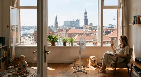 Hitze in Hamburg