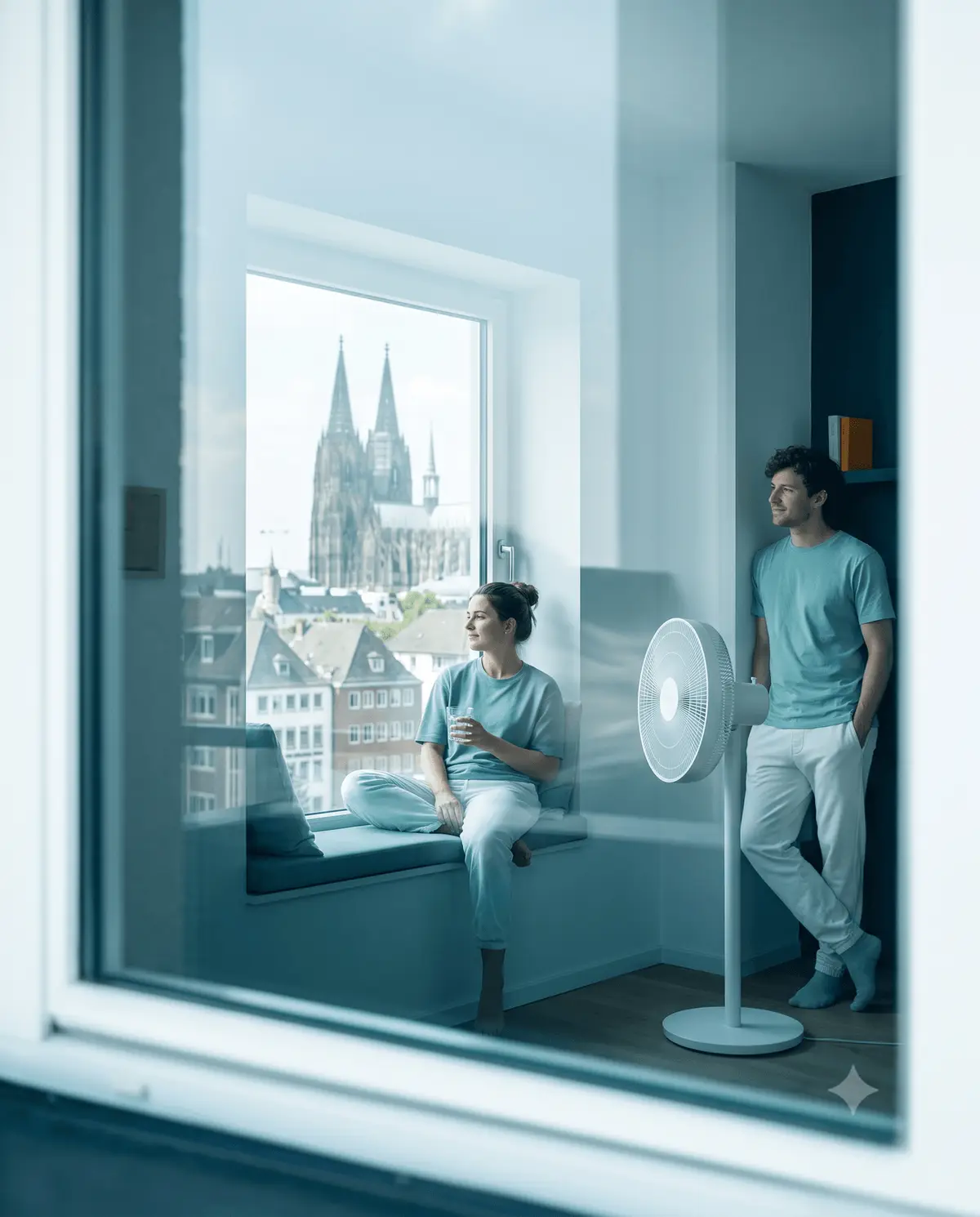 Hitze und Kühlen in Köln