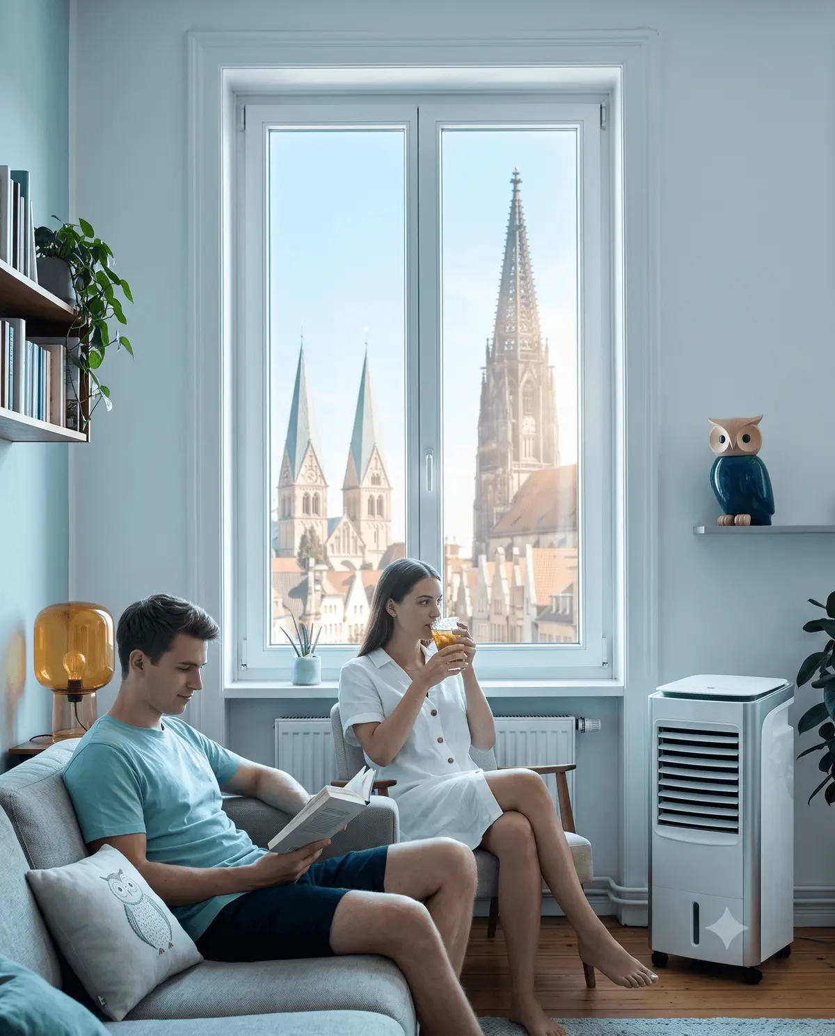 Hitze und Kühlen in Münster